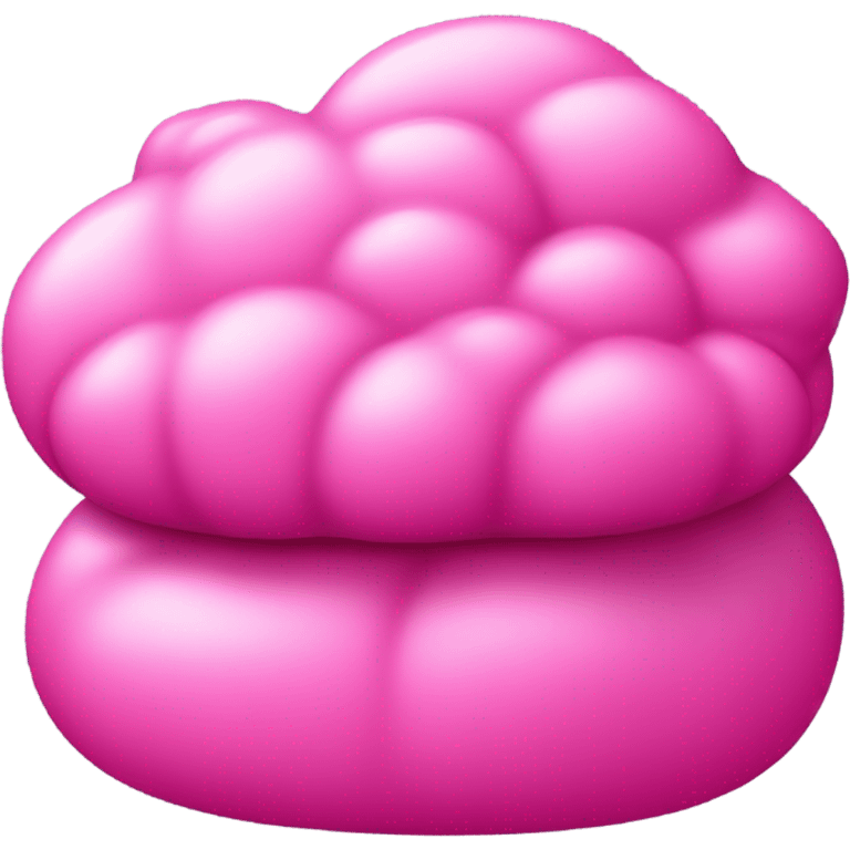 Pink poop emoji