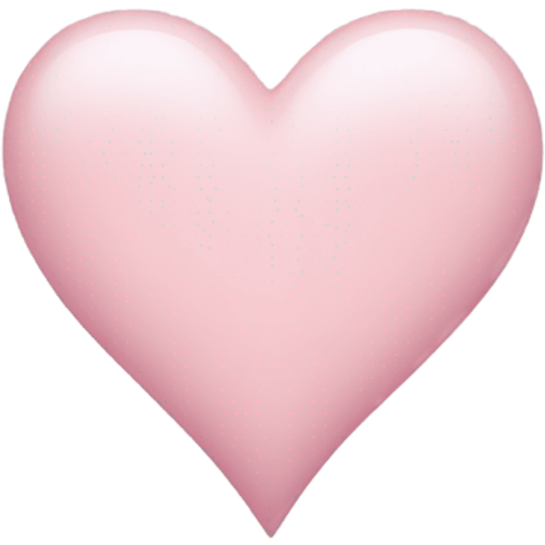 Light pink heart emoji