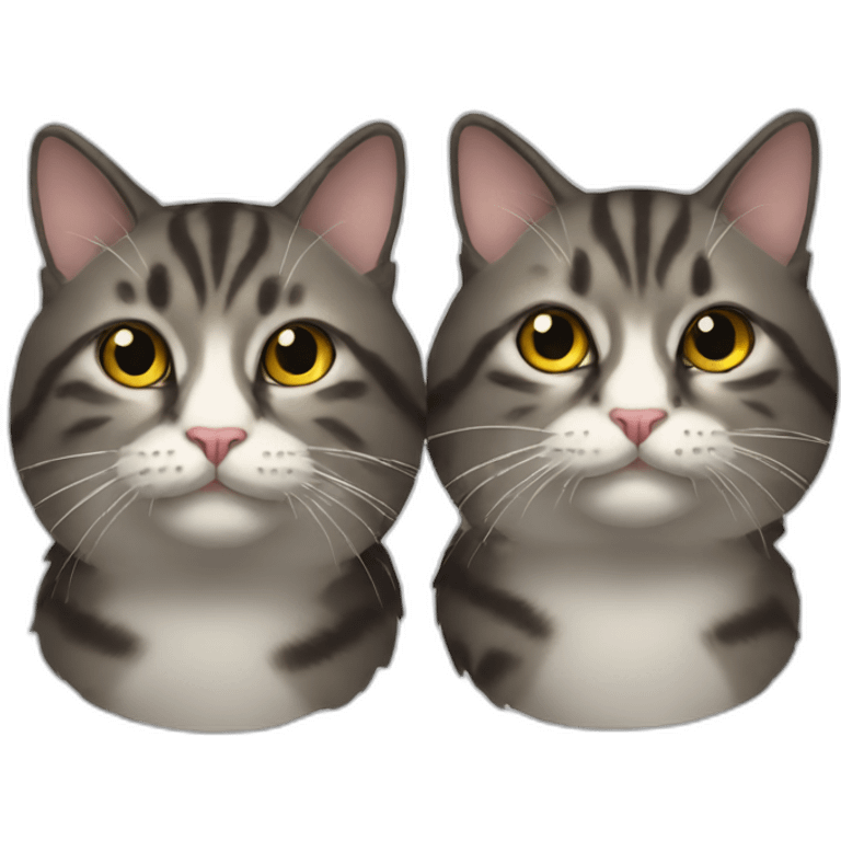 2 cats emoji