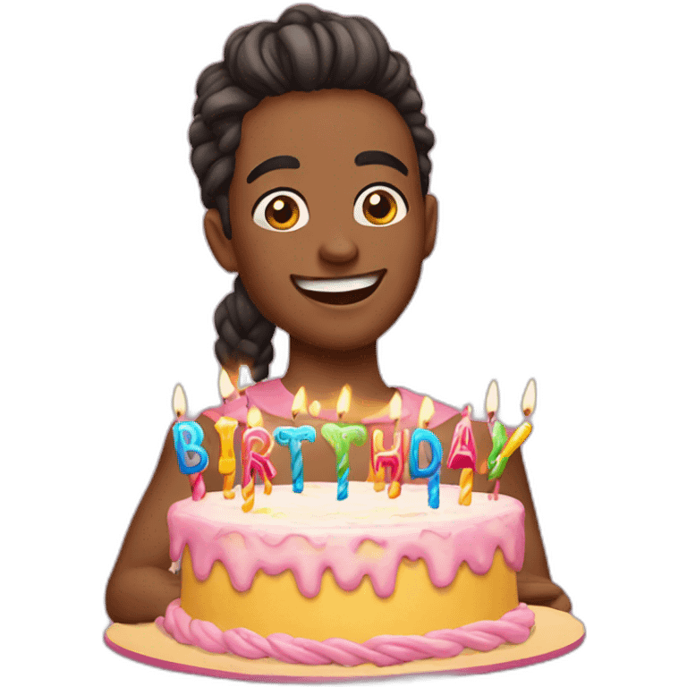 Happy birthday emoji