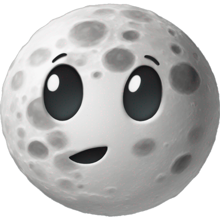 make moon lok like its made from mushroom emoji