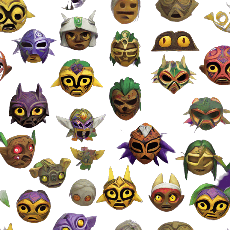 Majoras mask Zelda  emoji