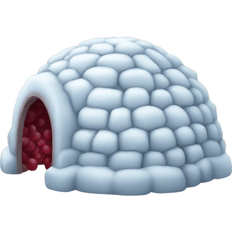 igloo raspberry emoji