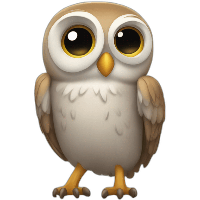 Owl facepalm emoji