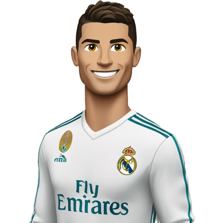 cristiano ronaldo at real madrid full body emoji