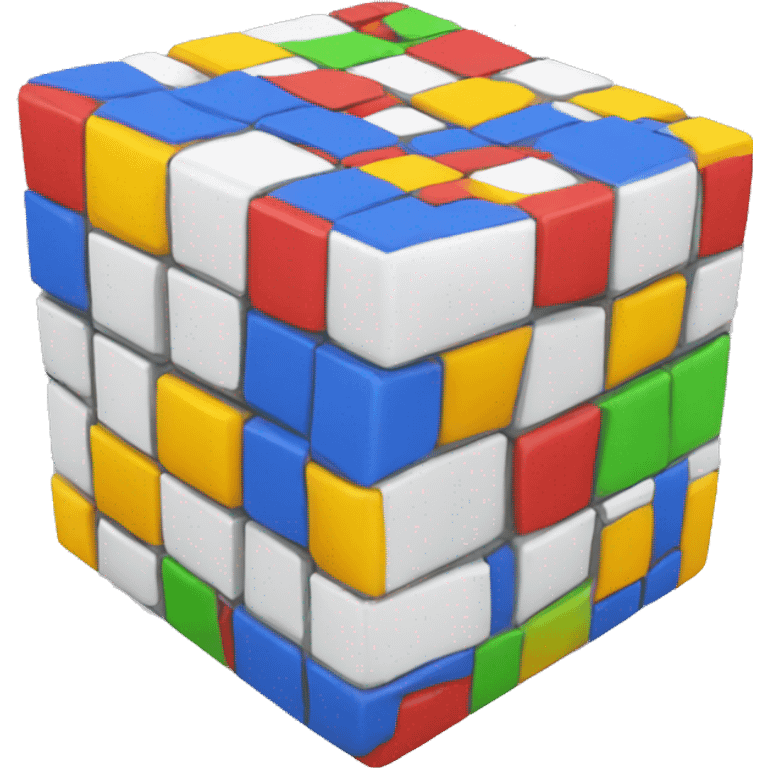 A rubix cube emoji