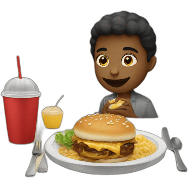 Eating out  emoji