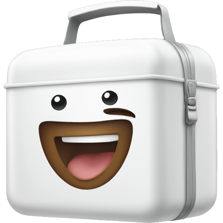 White lunch box emoji