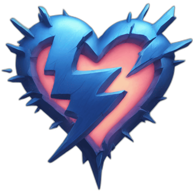 thunder heart emoji