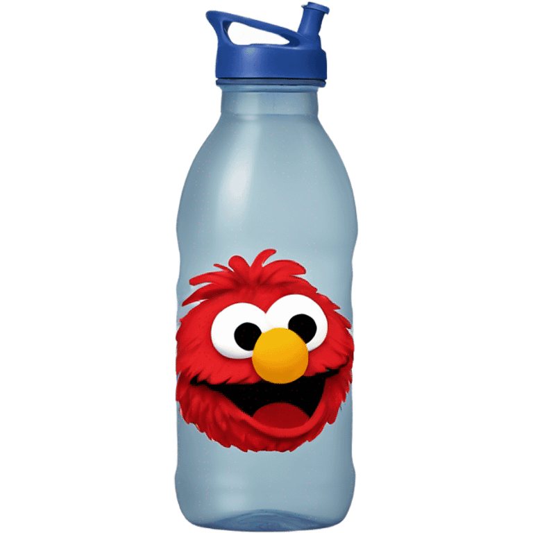 Elmo drinking bottle emoji