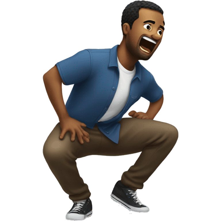 Man twerk emoji