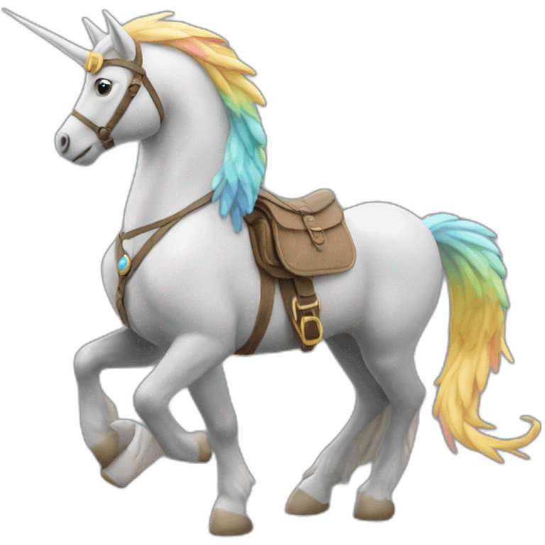 Licorne sur aigle emoji