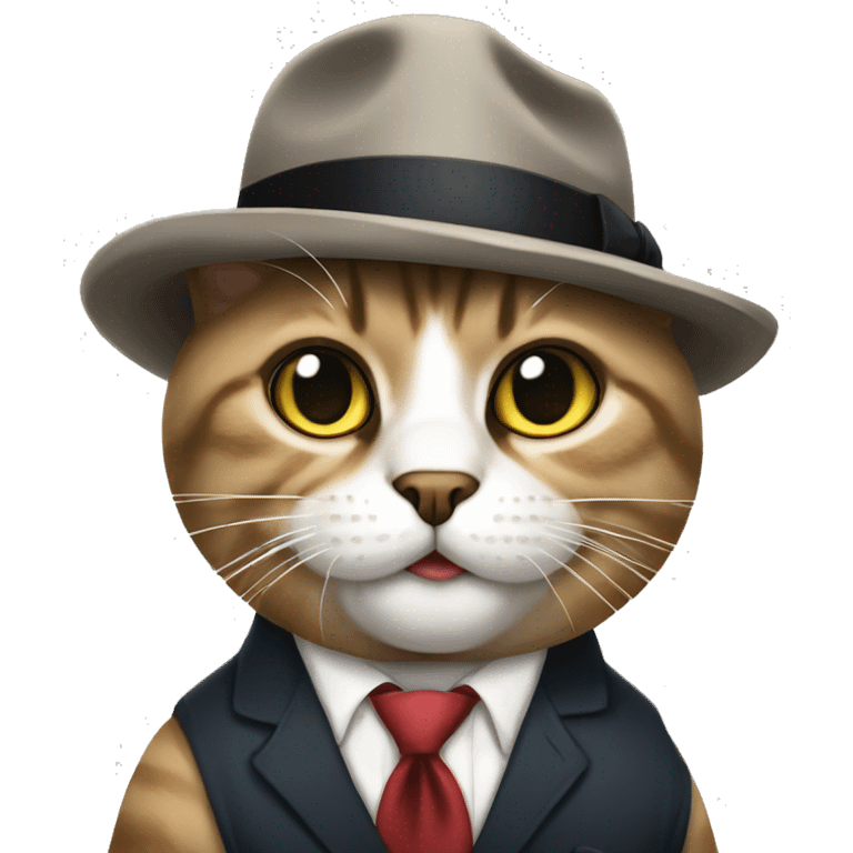 Cat Al Capone  emoji