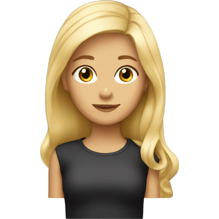 Blond girl  emoji