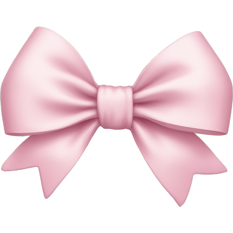 Light pink bow emoji