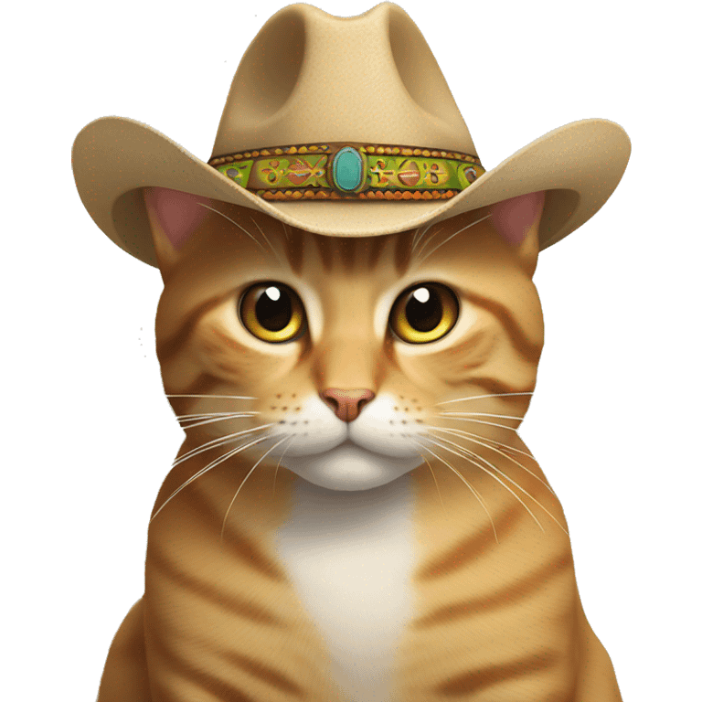 Gato con sombrero de hongo emoji