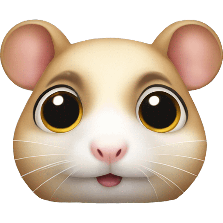 hamster with big eyes emoji