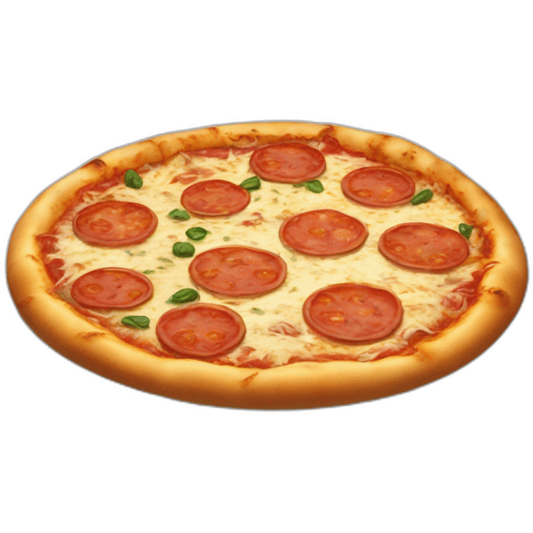 Quelqu'un qui manga de la pizza emoji