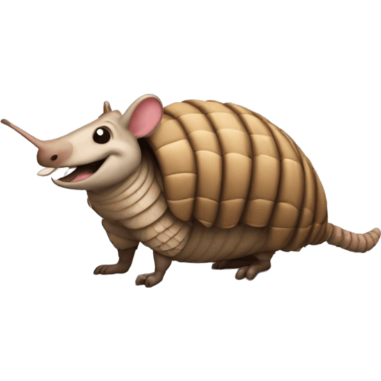 Armadillo telling a joke emoji