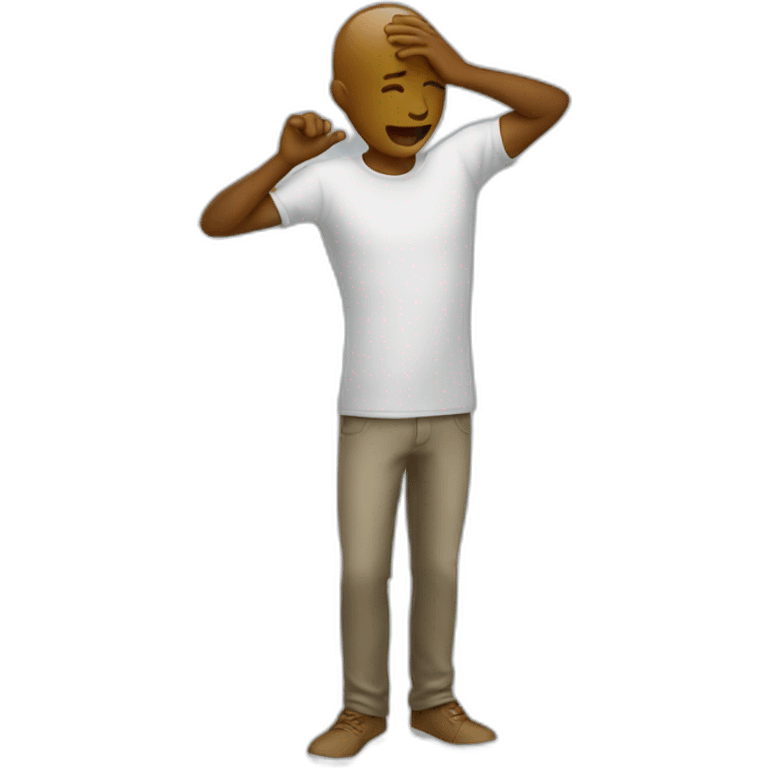 Human who make a dab emoji