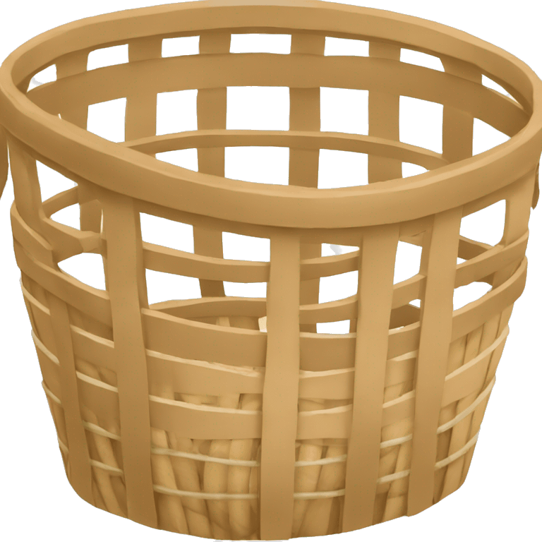 Panier de basket avec quelque accroche au panier  emoji