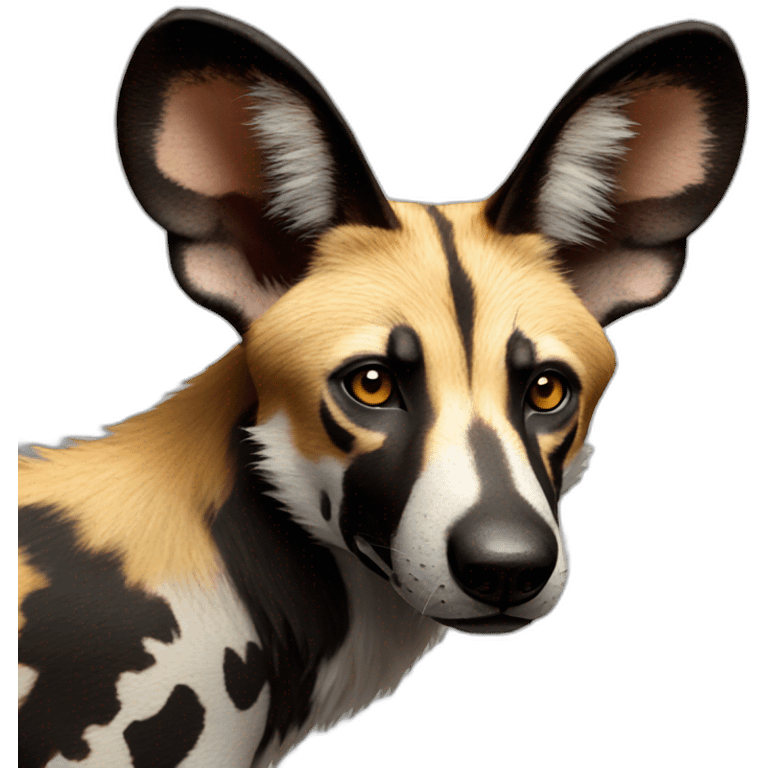 African wild dog emoji