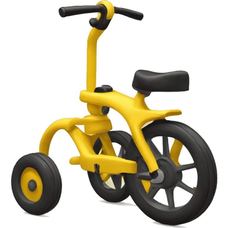 yellow Alinker walking tricycle emoji