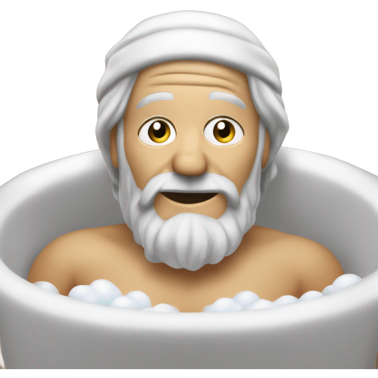 willy nelson in bubble bath emoji