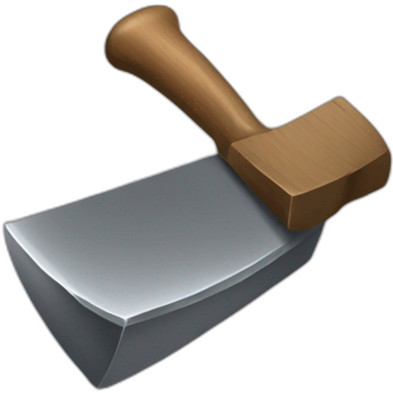 Anvil with a hammer emoji