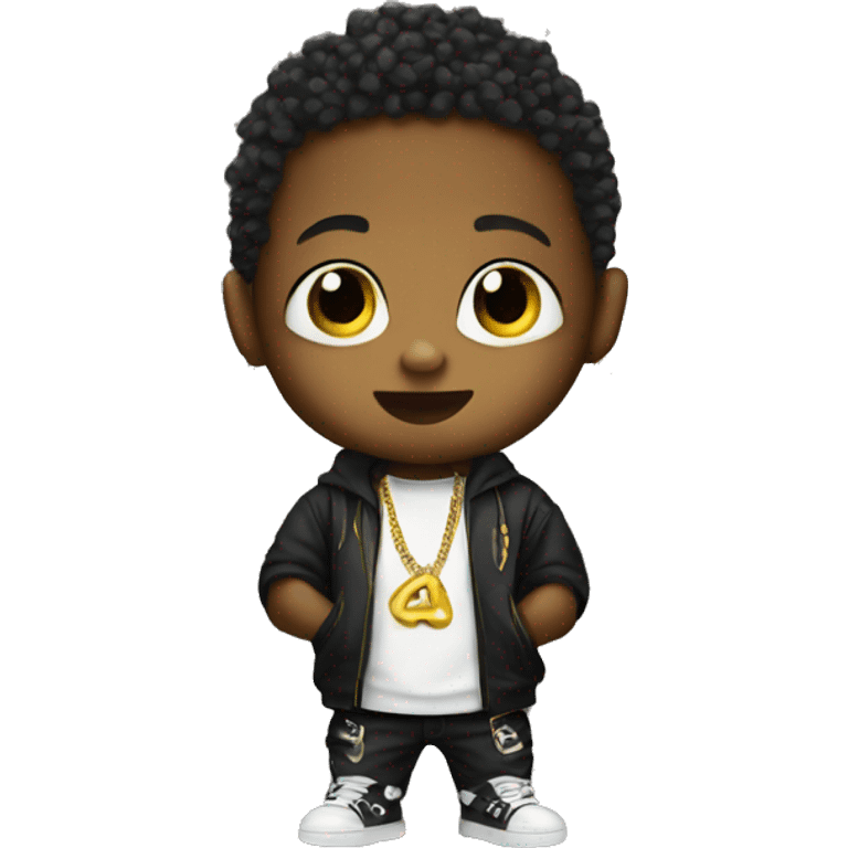 Lil Baby rapper with chains emoji