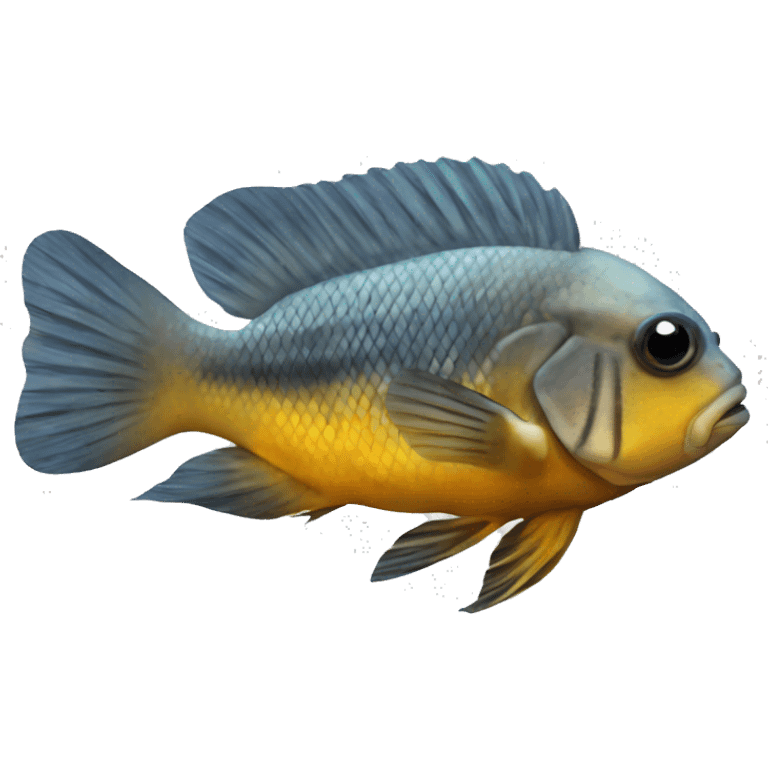 Convict cichlid emoji