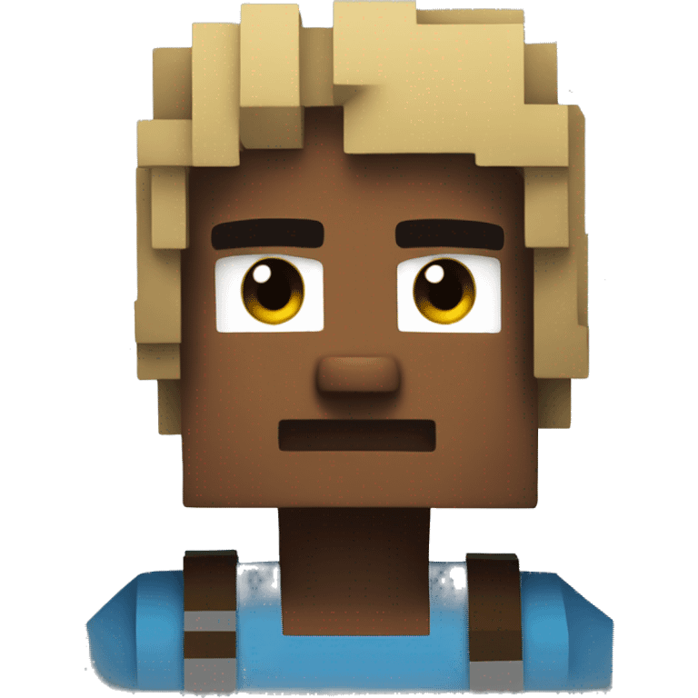 Minecraft character emoji