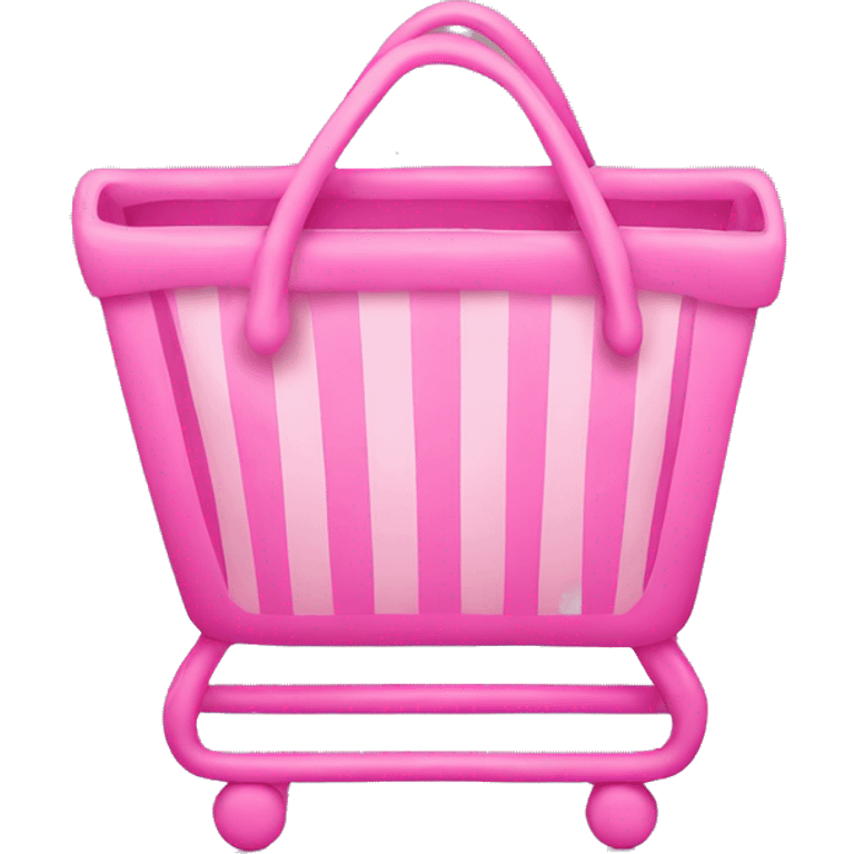 pink shopping emoji