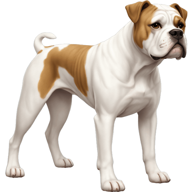 American Bulldog Dog Breed Full Body emoji