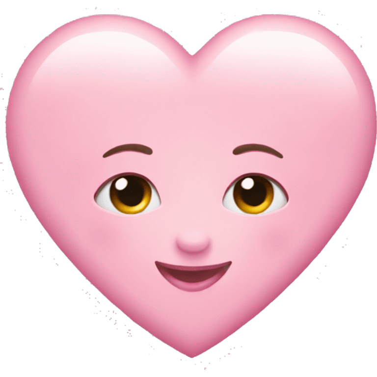 baby pink love heart  emoji