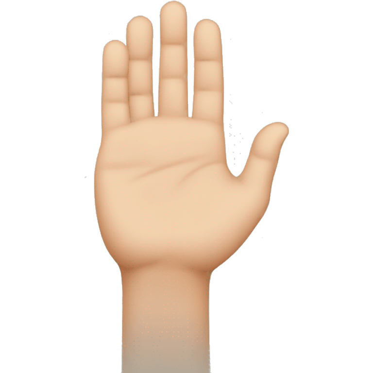 person with hand shape isv emoji