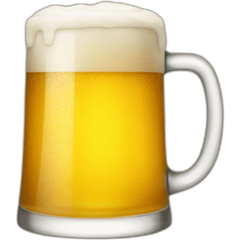 Glass of beer emoji