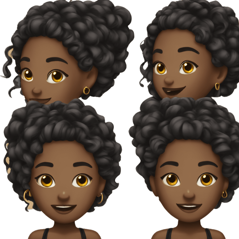 Boujee black girl emojis emoji