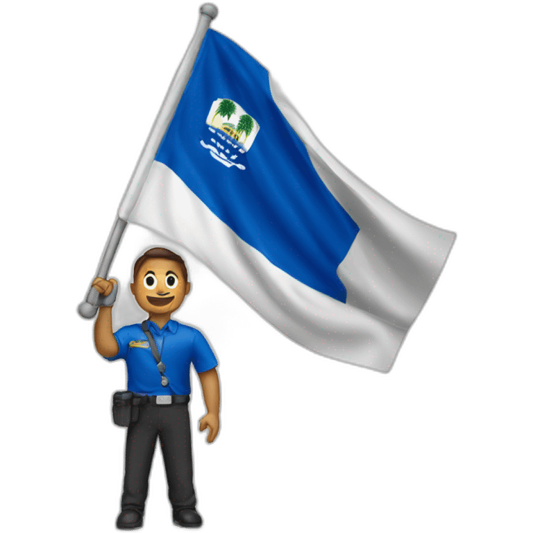 cepillin holding el salvador flag emoji