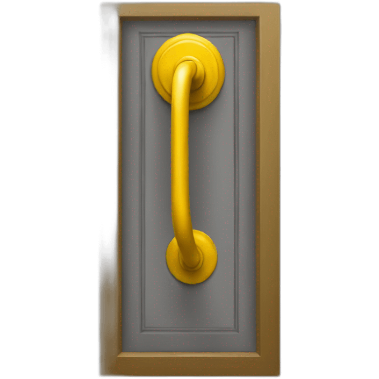 yellow door handle emoji