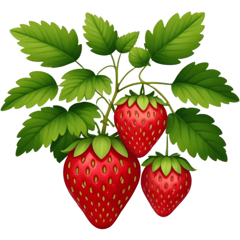 large strawberry bush  emoji