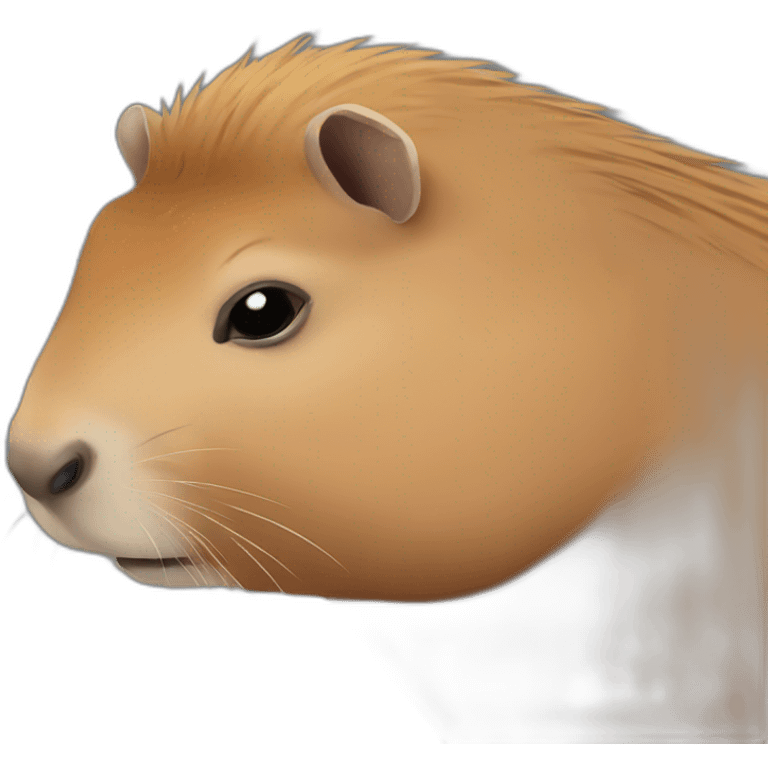 Capybara cute emoji