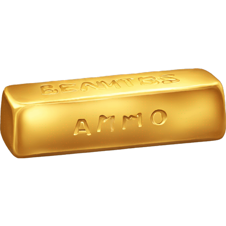 Gold bar emoji