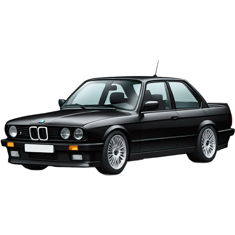 black bmw e30 emoji