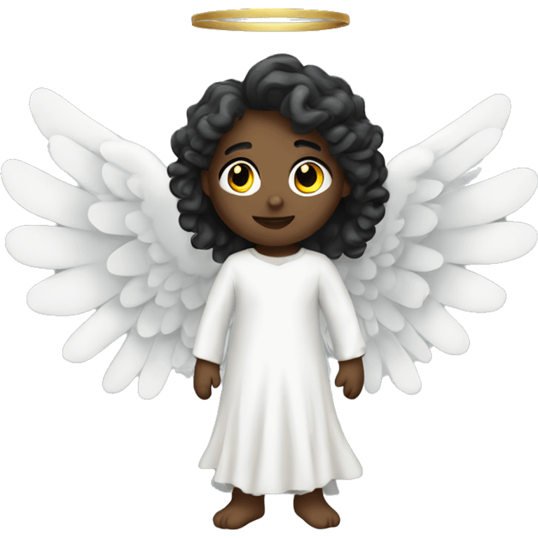 white dressed angel emoji