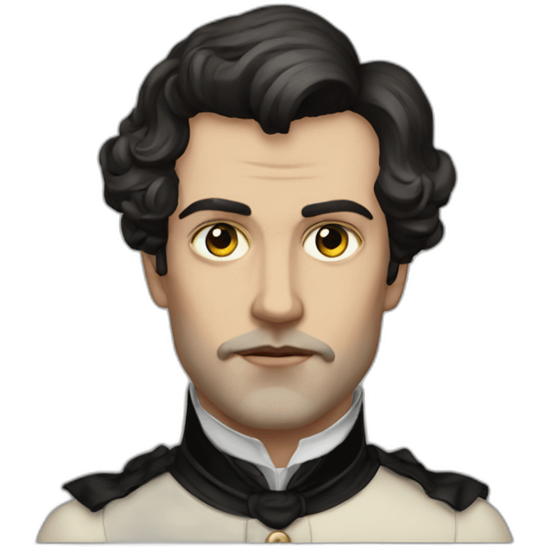 serious victorian gothic aristocrat male emoji