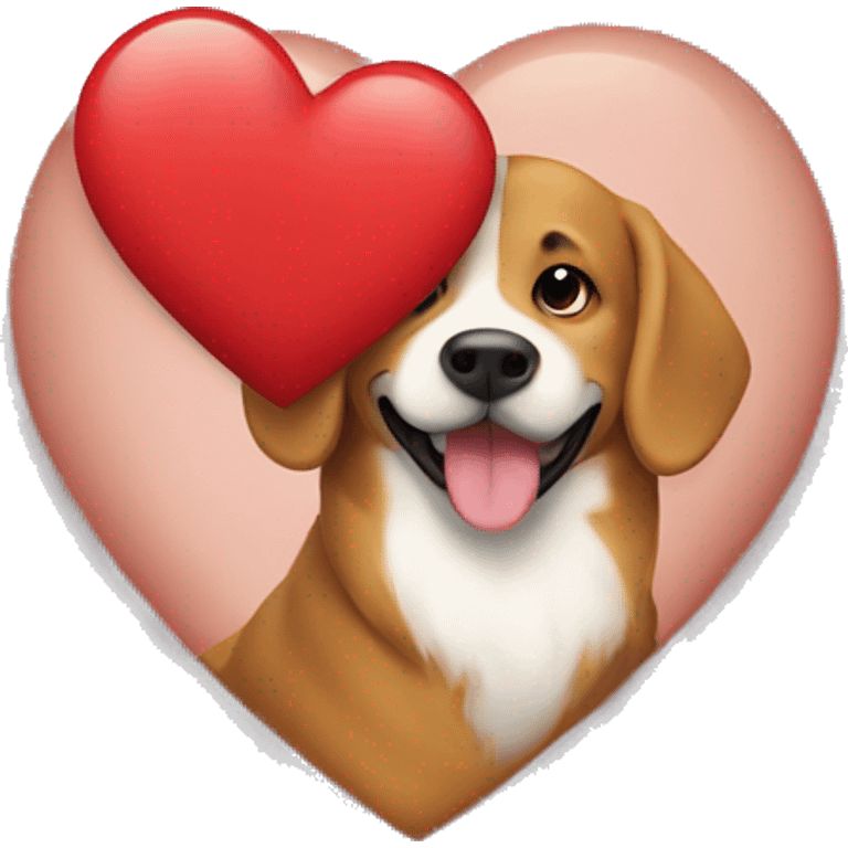 heart with dog emoji