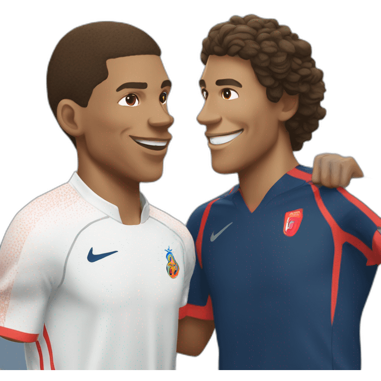 Mbappé and Nadal emoji