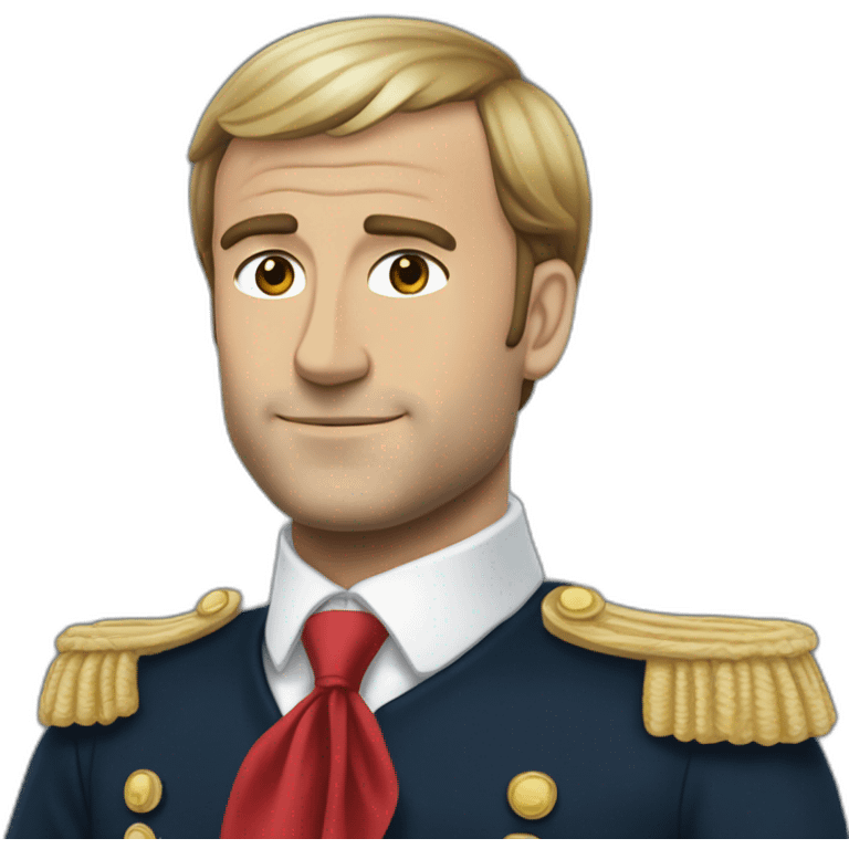 macron qui embrasse marine le peine emoji