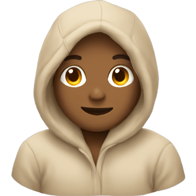 Cozy emoji beige emoji